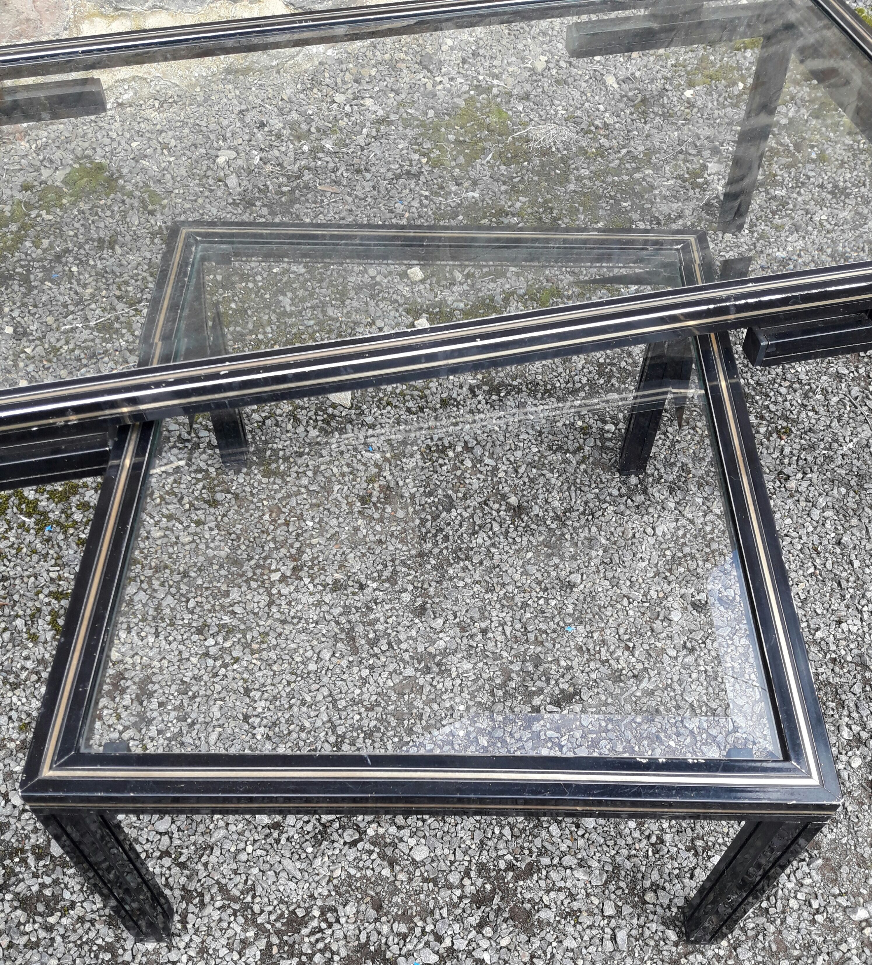 Tables gigognes de Pierre Vandel années 70