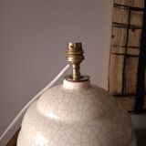 Art Deco crackled ceramic lamp