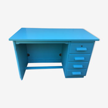 Bureau enfant administration vintage bois peint