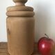 large pot with turned wooden lid