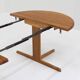 Table à manger ronde extensible vintage danoise en teck