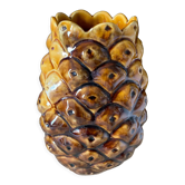 Pineapple slip ceramic vase