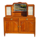 Buffet Art Déco avec guérites et miroir