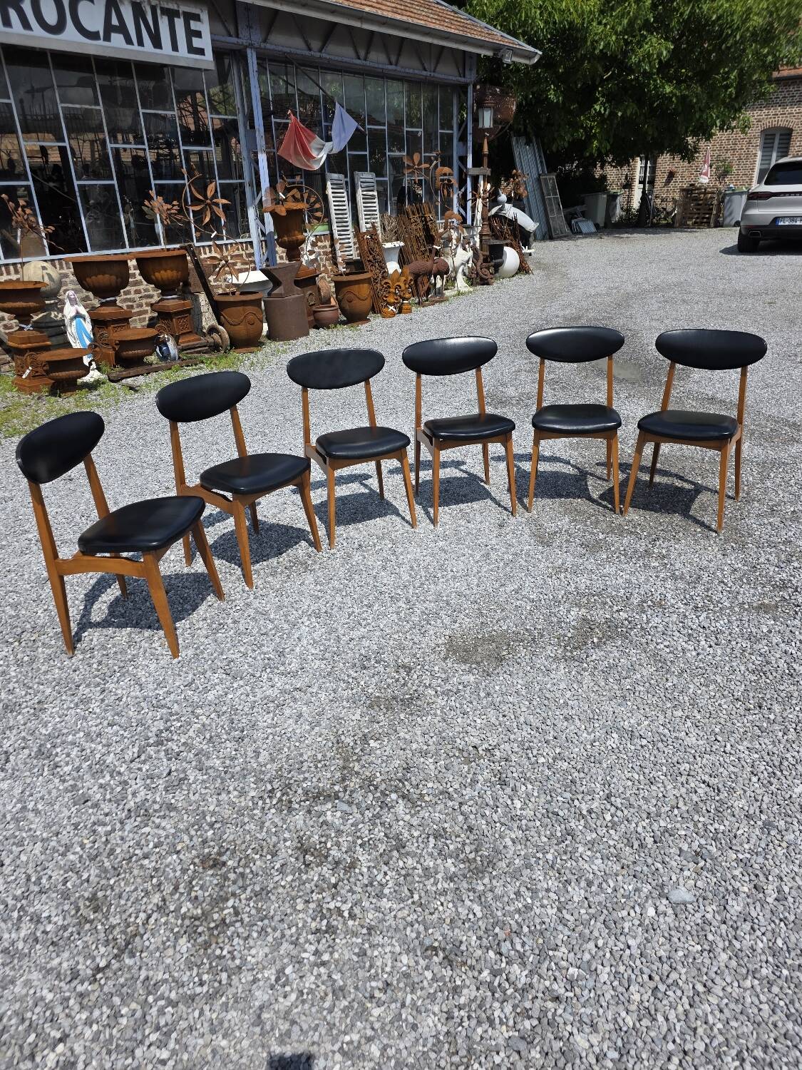 6 chaises, années 60