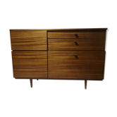 Buffet compact en teck danois d'Avalon dans les années 70