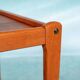 Vintage minimalist service trolley Deen design in teak, bar trolley.