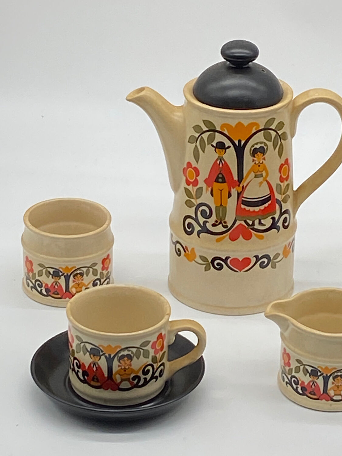 Vintage Sadler England coffee service 1970s