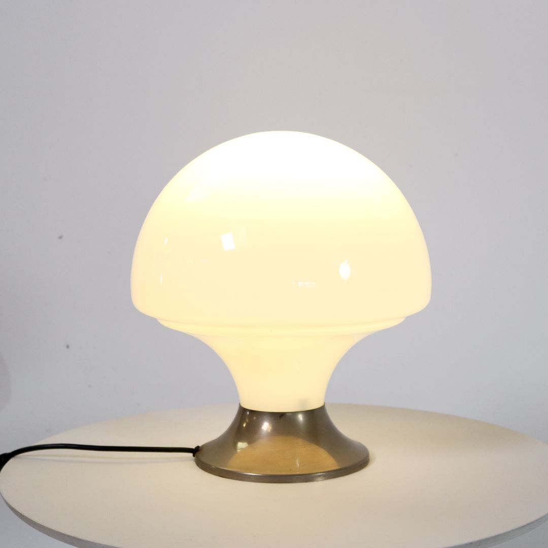 Space age glass table lamp 1970s