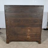 Commode scribanne en acajou massif, époque Géorgienne, Angleterre, XVIIIème s.