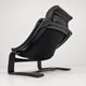 Kroken Armchair in Black Leather by Ake Fribytter for Roche Bobois