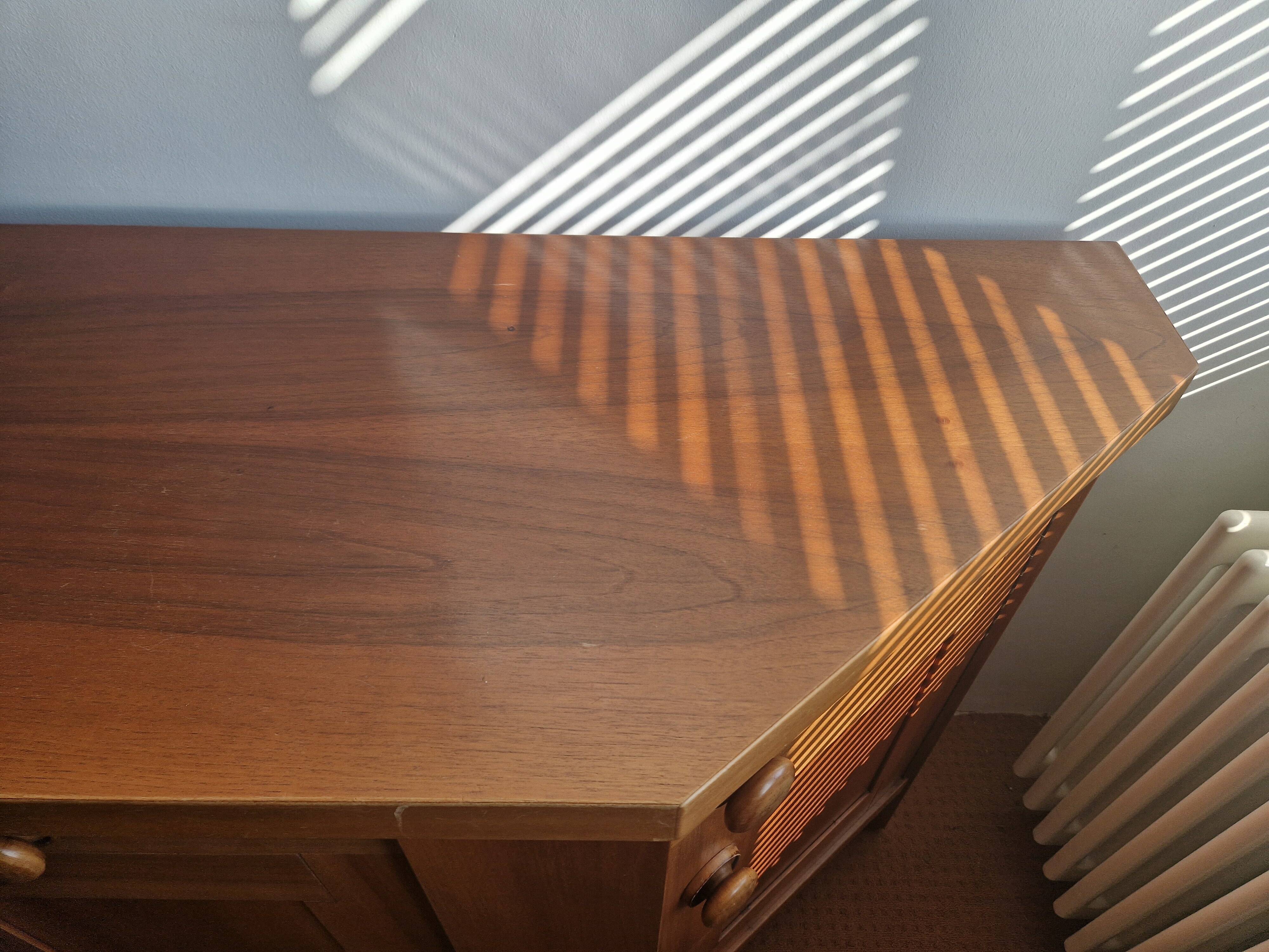 Walnut sideboard by Silvio Coppola for Bernini, Italy 1960's