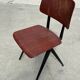 Set of 4 vintage school chairs Galvanitas S16 Netherlands Design