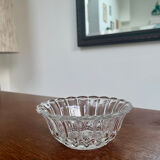 Set of 6 pressed glass bowls with star decoration – vintage