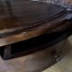 Curved wooden corner unit