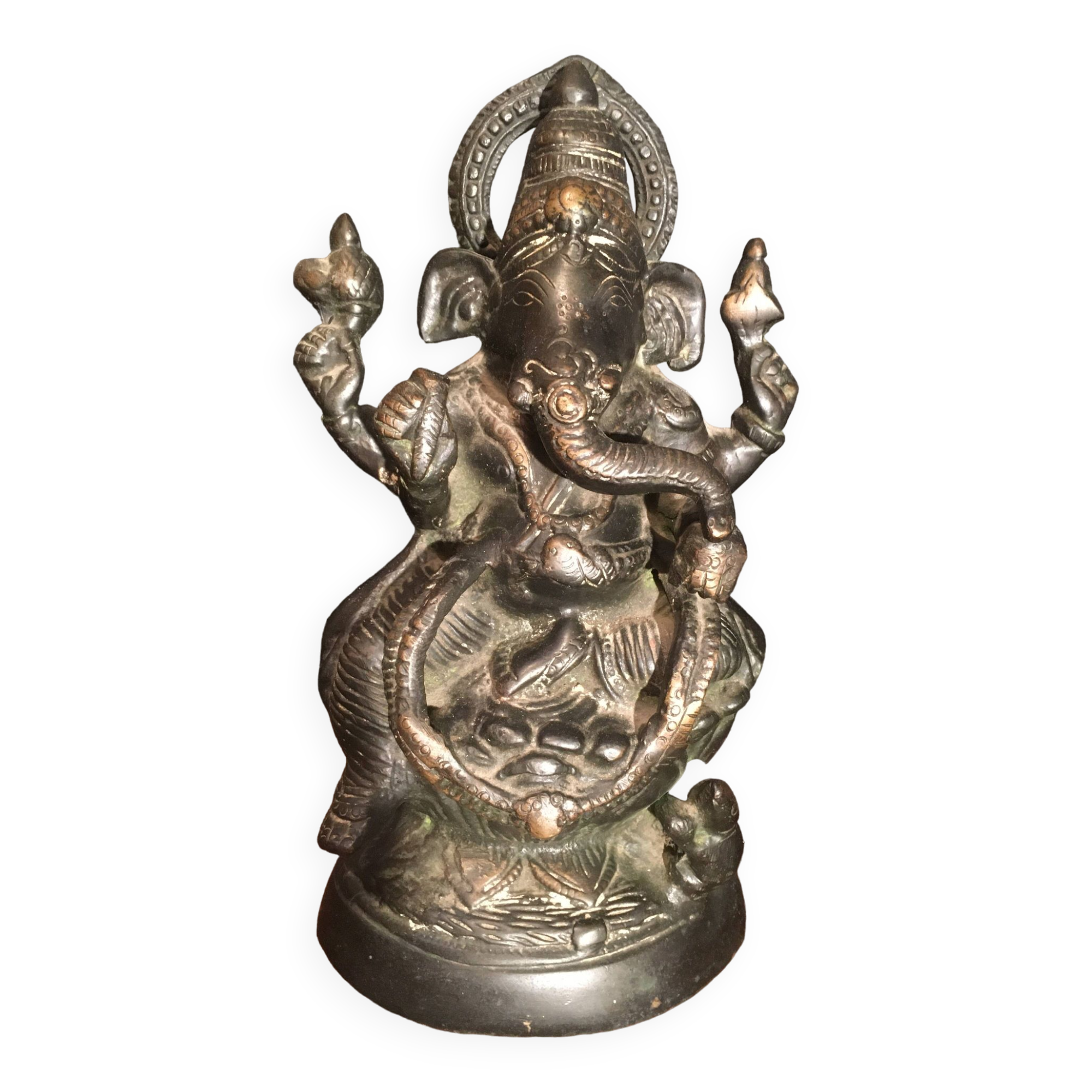 Bronze Ganesh statue, India