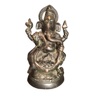 Statue Ganesh en bronze, - inde
