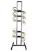 Retro metal plant stand, brutalist style, Czechoslovakia, 1970s