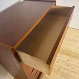 Danish mid-century chest of drawers in teak – Scandinavian vintage design, 1960s