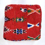 Moroccan kilim pouf