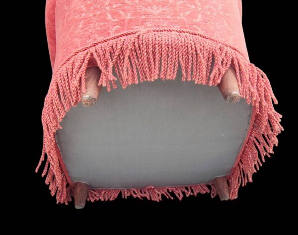 Paire anciens fauteuils crapaud