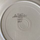 Assiettes plates  anciennes  à pois Sarreguemines