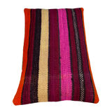 Vintage turkish kilim cushion cover, 30 x 50 cm