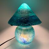 Art Nouveau mushroom lamp Marmoran glass