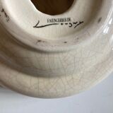 Empty pocket modernist swirl 1960 faience de Longwy