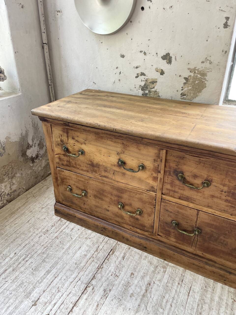 XXL walnut silk loom furniture from the 50s