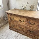 XXL walnut silk loom furniture from the 50s