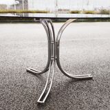 Table en verre vintage