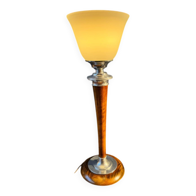 Grande lampe Art Déco Mazda. Années 1930
