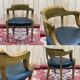 1930s beech and skai office chair