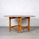 Mid Century Teak Foldable Dining Table made in Norway