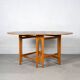 Mid Century Teak Foldable Dining Table made in Norway