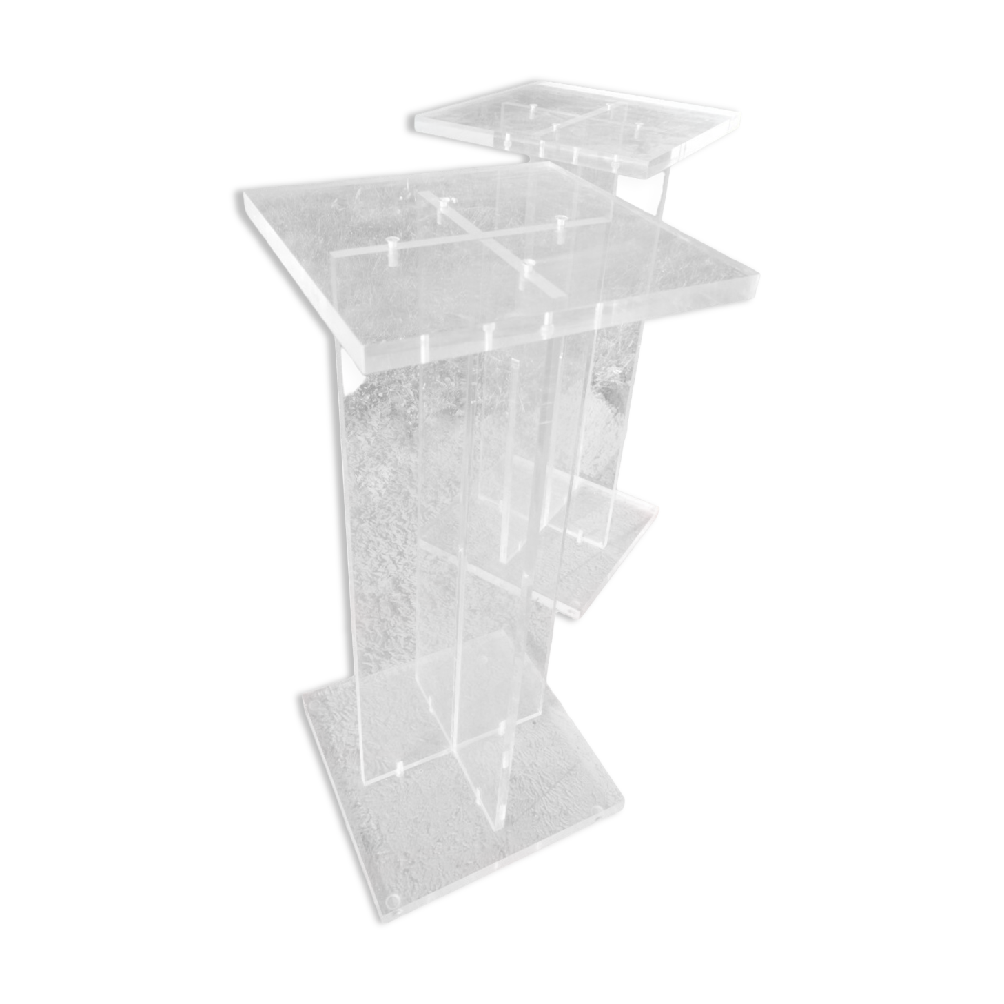 Pair of Plexiglas fifth wheel David lange