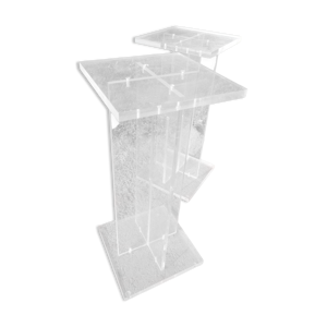 Paire de sellette plexiglas