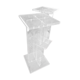 Pair of Plexiglas fifth wheel David lange