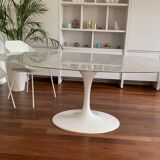 Marble tulip table