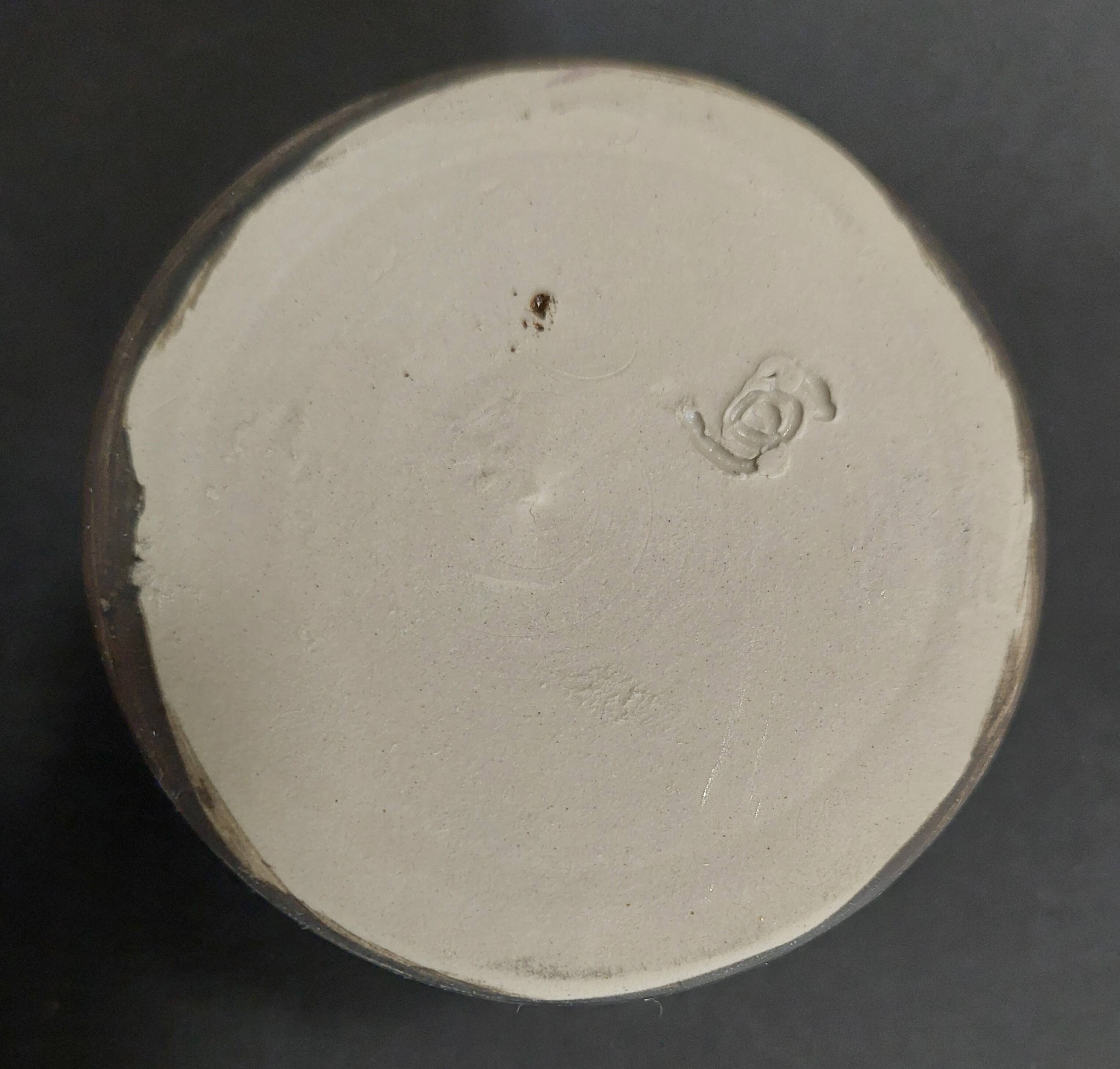 Vintage matcha bowl, stoneware, handcrafted.