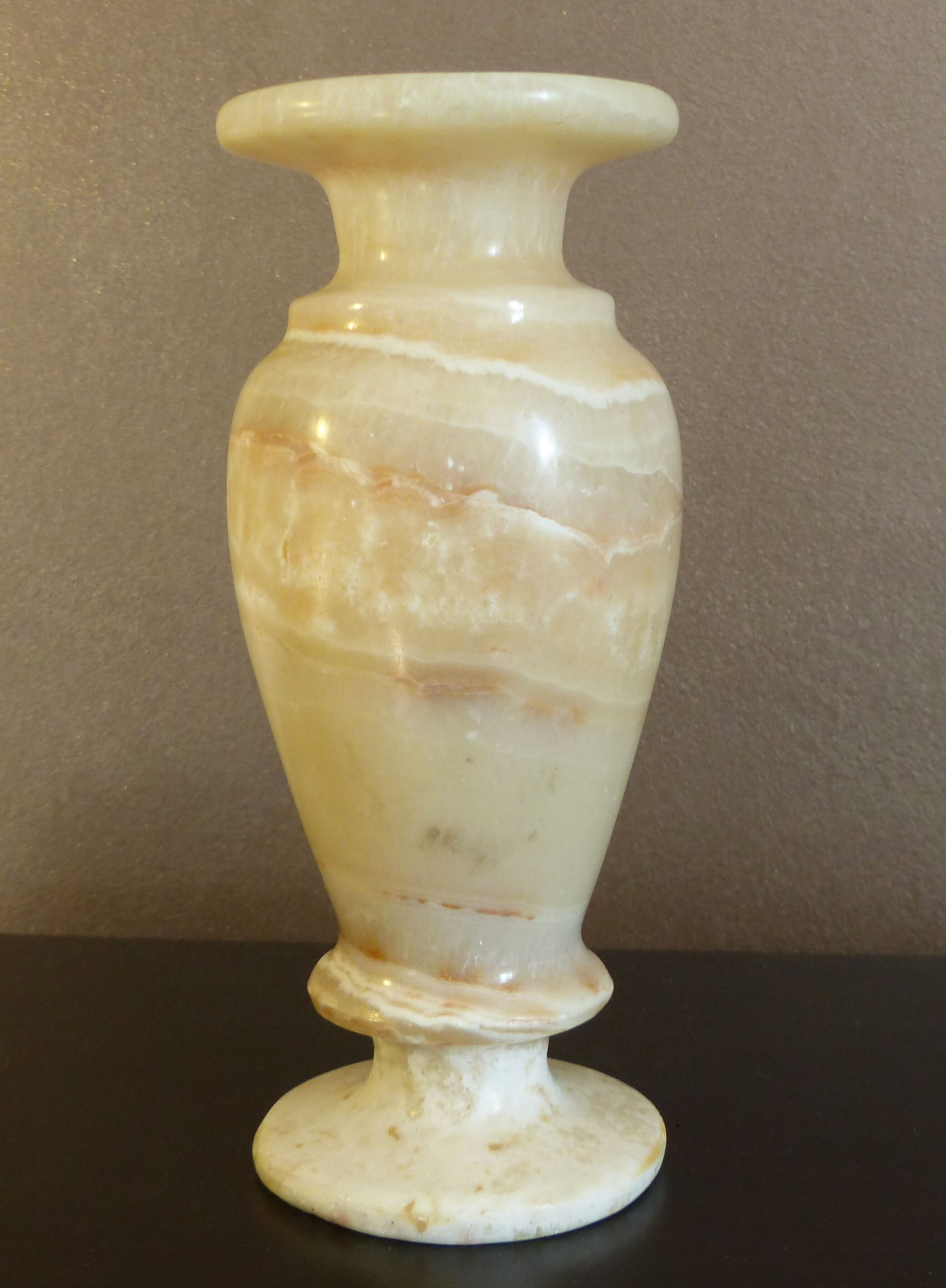 White marble vase