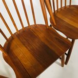 Scandinavian teak dining set with table and 4 chairs, 1960's