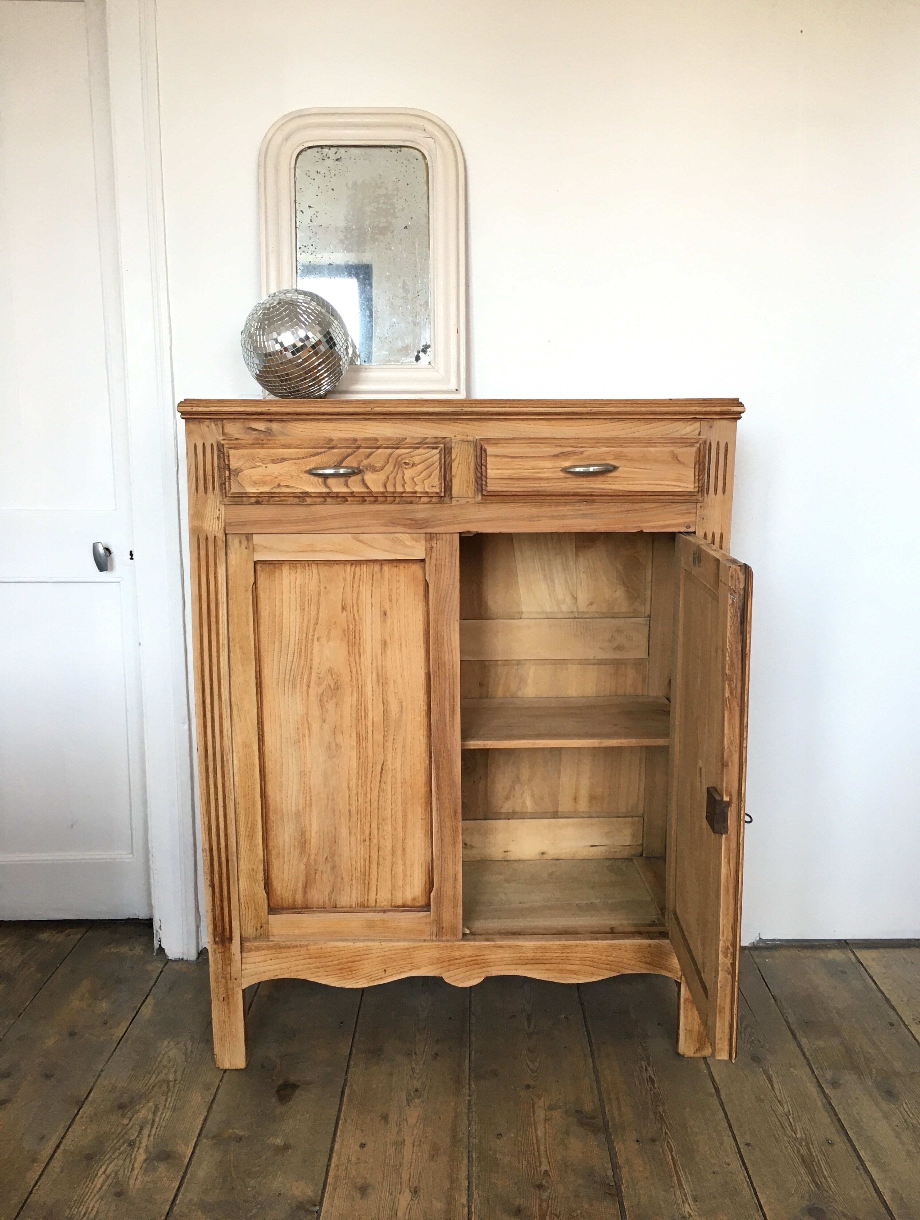 Parisian buffet raw wood