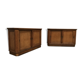 Old comtpoirs early twentieth double sided delicatessen coffee bar