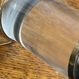 Lucite and brass candlestick, 1960s/70s