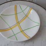 Round dish Gien model Sarabande years 50-60