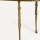 Maison Baguès coffee table in gilded bronze and aged mirror – 1950s