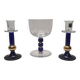 Glass Design Candlesticks And Jar From Flirt, 1990s