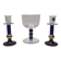 Glass Design Candlesticks And Jar From Flirt, 1990s