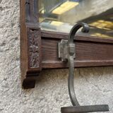 Antique coat rack/wall mirror